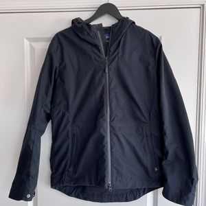 Men’s Fisher + Baker Kensington Shell Windbreaker Rain Jacket - Black Medium